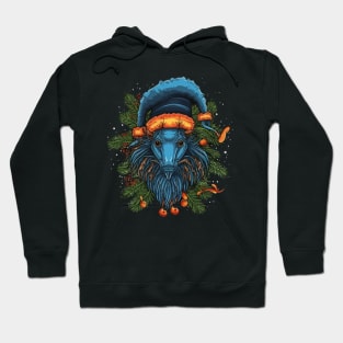 Blue Shrimp Christmas Hoodie